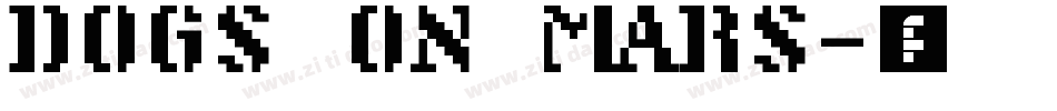Dogs on Mars字体转换